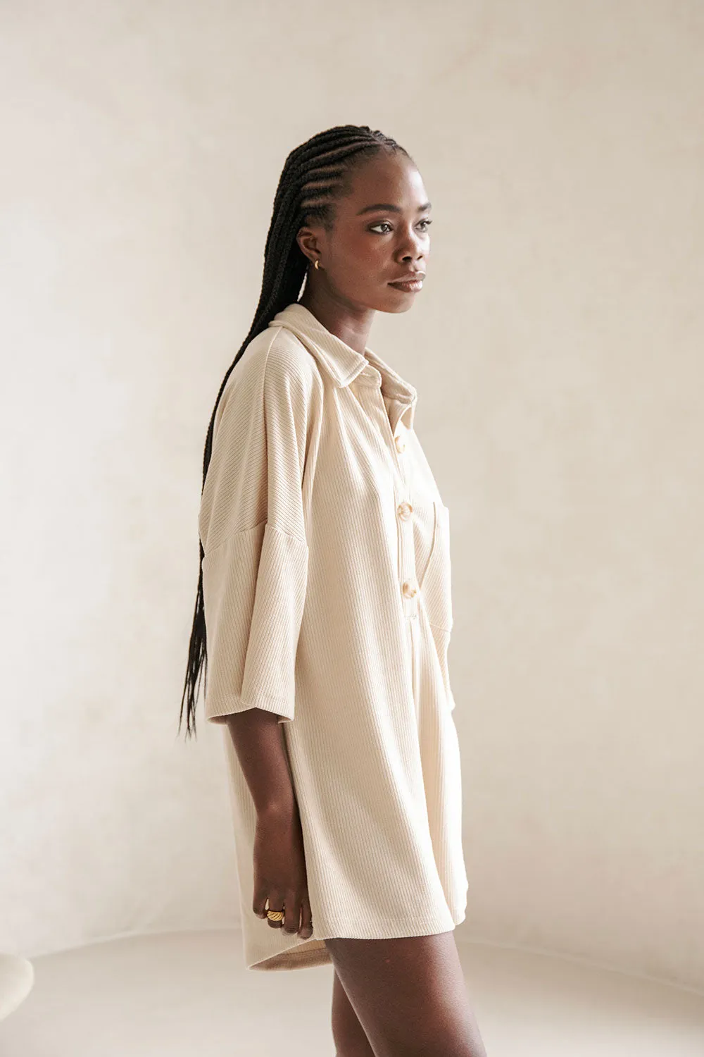 Milena Playsuit - Beige sold by Sabo Skirt product image thumbnail 4