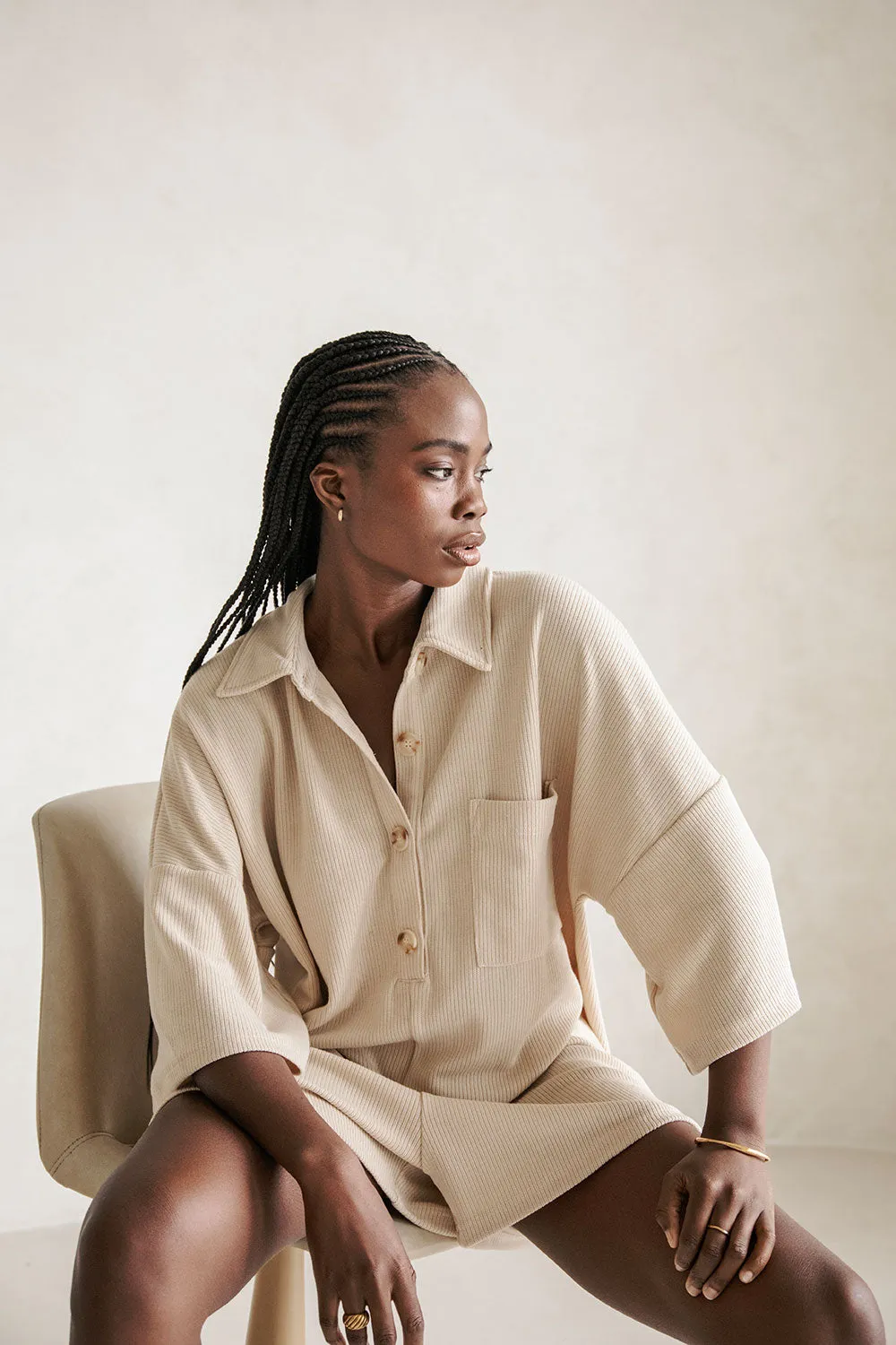 Milena Playsuit - Beige sold by Sabo Skirt product image thumbnail 3