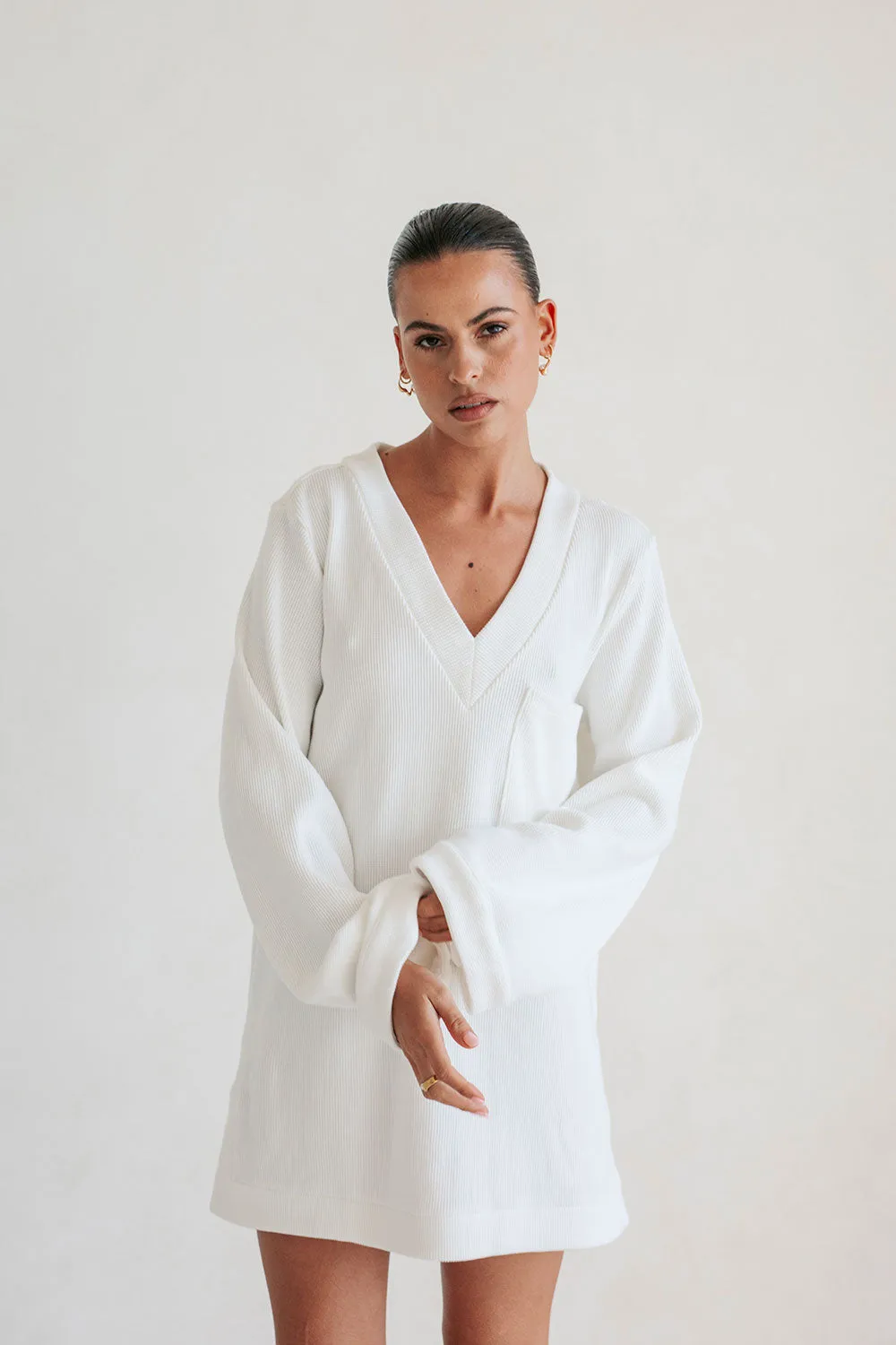 Riya Dress - White sold by Sabo Skirt
