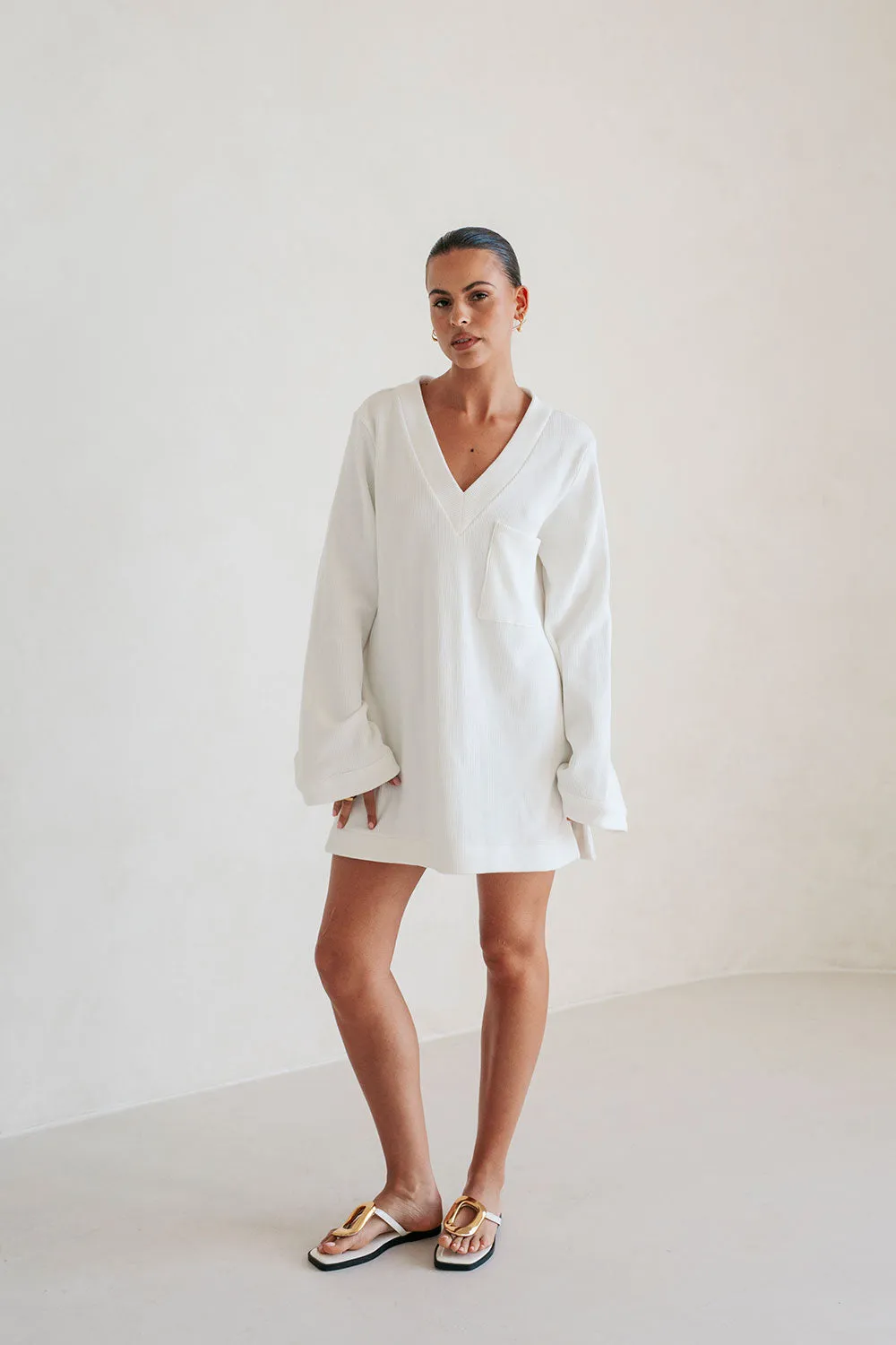 Riya Dress - White sold by Sabo Skirt product image thumbnail 3