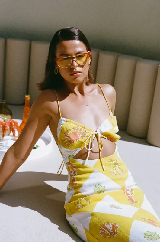 Honey Dress - Oceano Yellow sold by Sabo Skirt