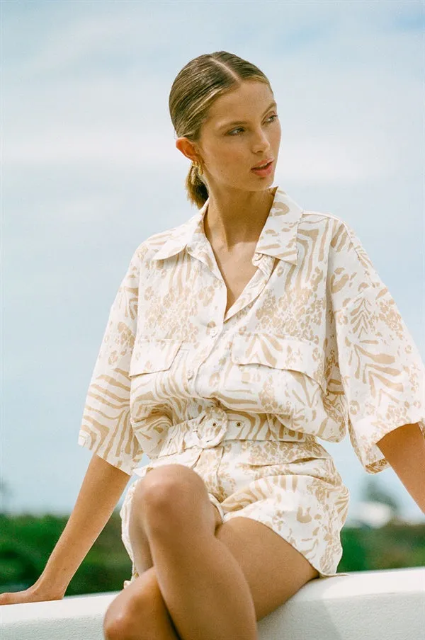 SAMPLE-Sicily Linen Top sold by Sabo Skirt