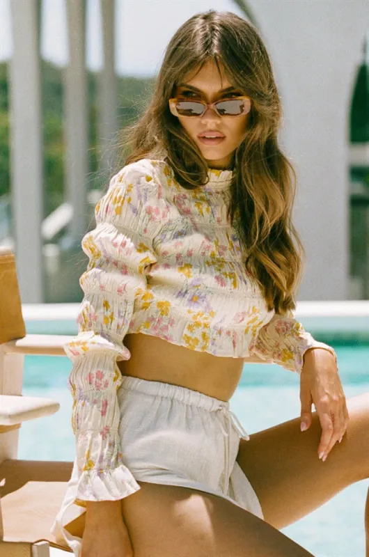 Zaya Crepe Top sold by Sabo Skirt