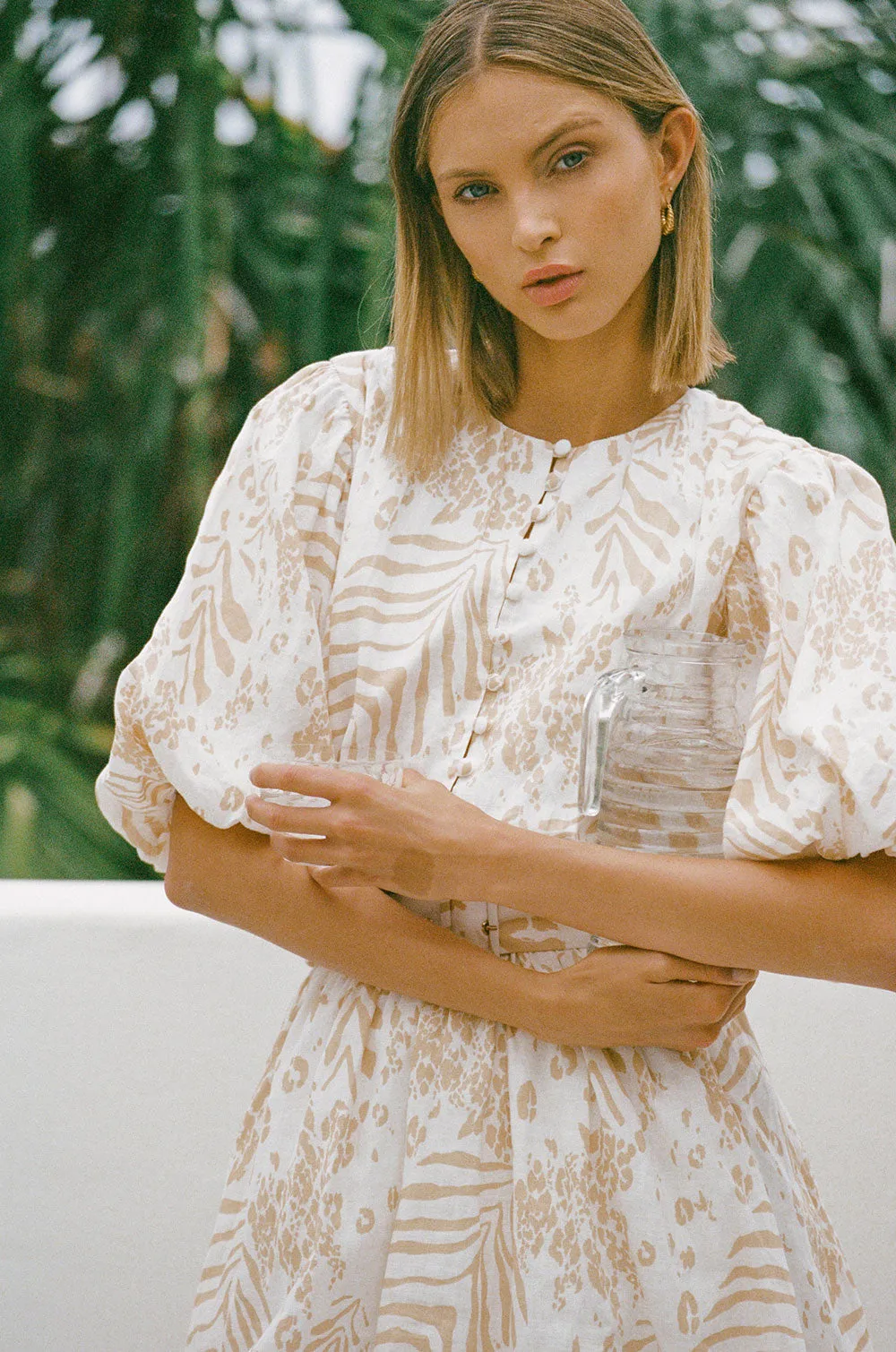 SAMPLE-Aura Linen Dress sold by Sabo Skirt product image thumbnail 5