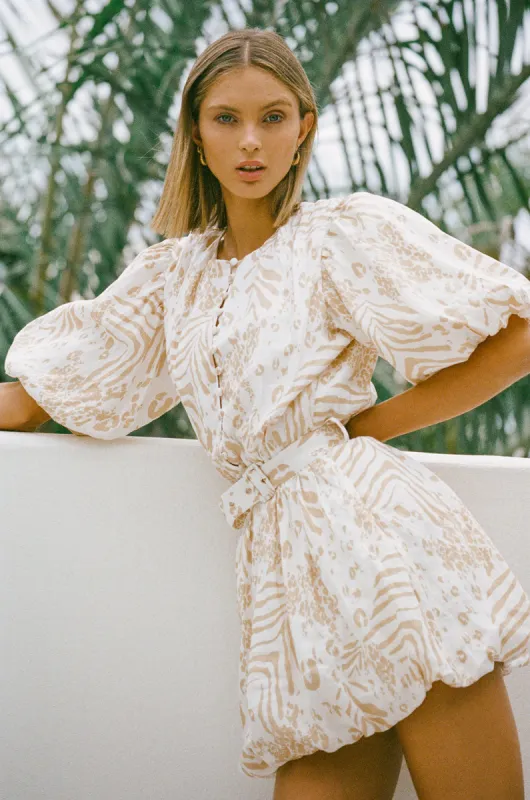 SAMPLE-Aura Linen Dress sold by Sabo Skirt