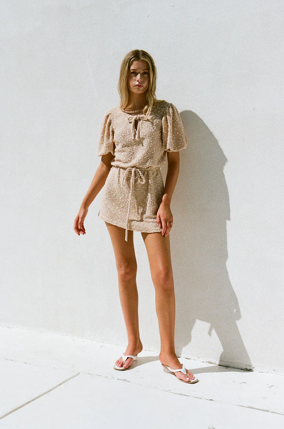 Fae Dress - Tan sold by Sabo Skirt product image thumbnail 3