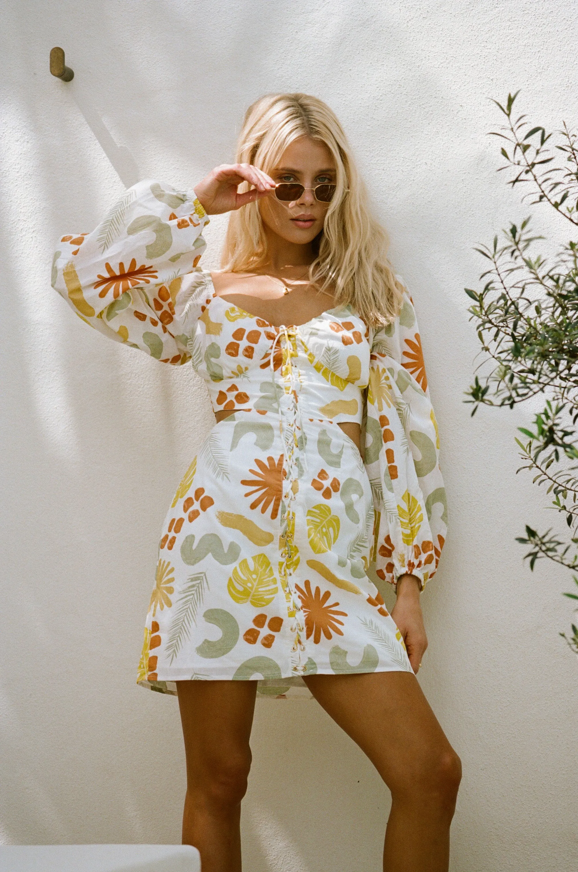 Willa Dress - Desert Leaf sold by Sabo Skirt product image thumbnail 3