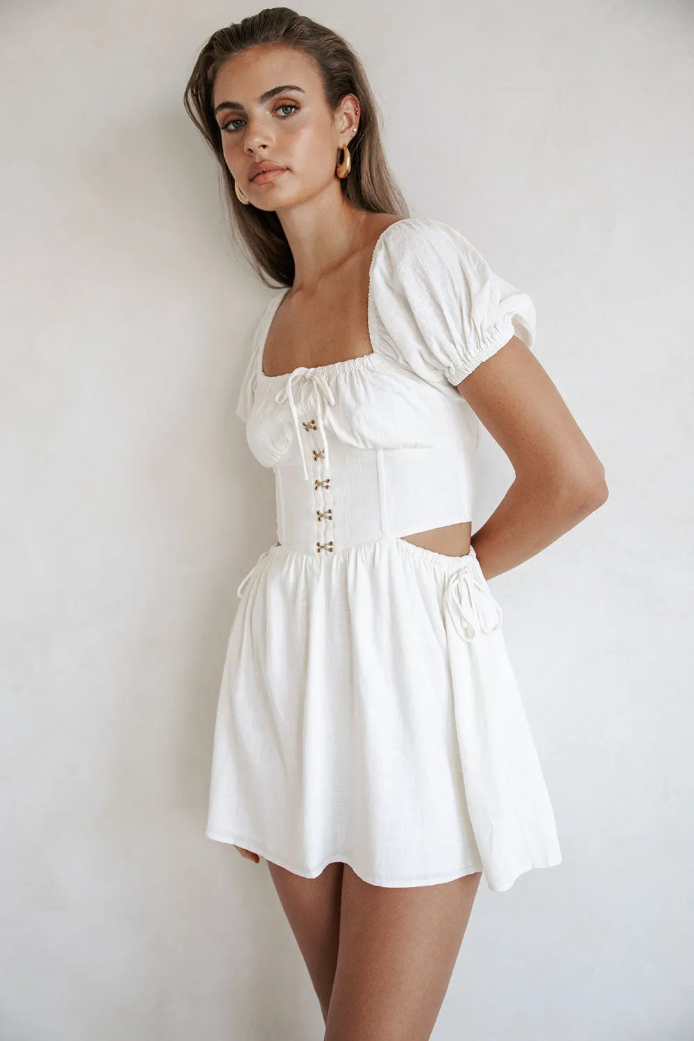 Mase Dress - White sold by Sabo Skirt