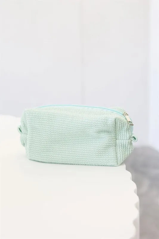 Cari Cosmetics Bag - Mint sold by Sabo Skirt