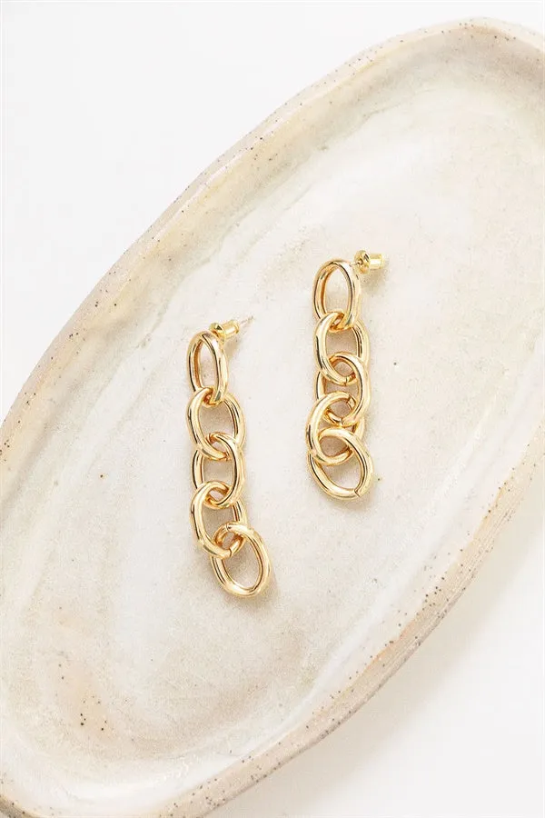 Rae Link Earrings sold by Sabo Skirt product image thumbnail 2