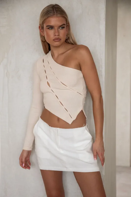 Layla Top - Cream sold by Sabo Skirt