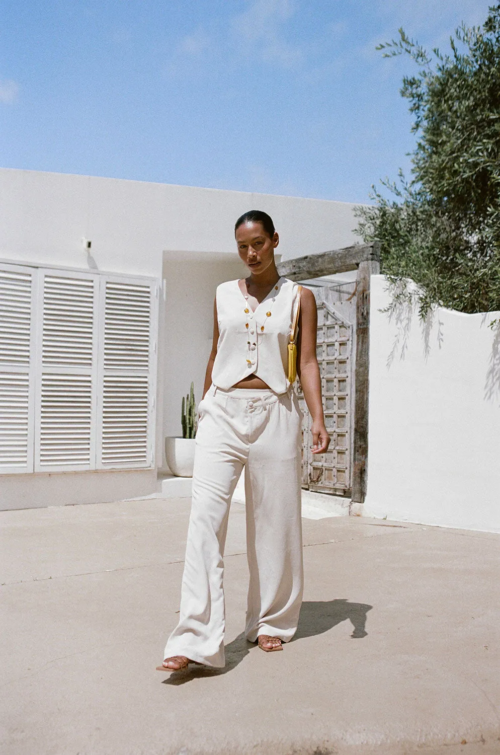 Remi Pants - Vanilla sold by Sabo Skirt