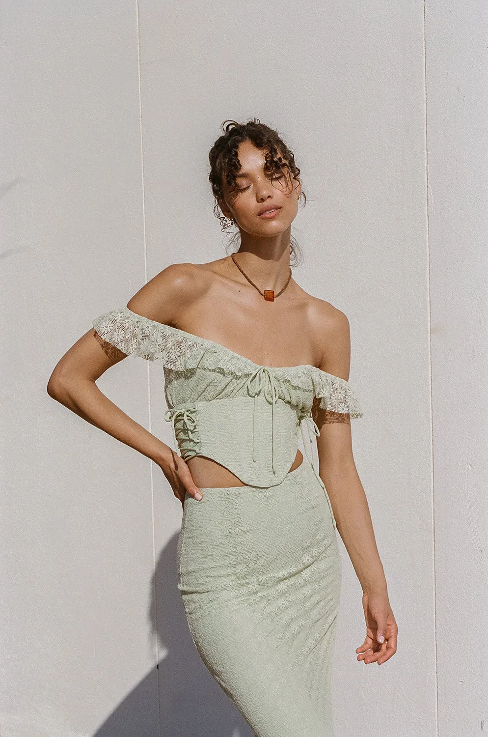 Josa Lace Up Top sold by Sabo Skirt product image thumbnail 5