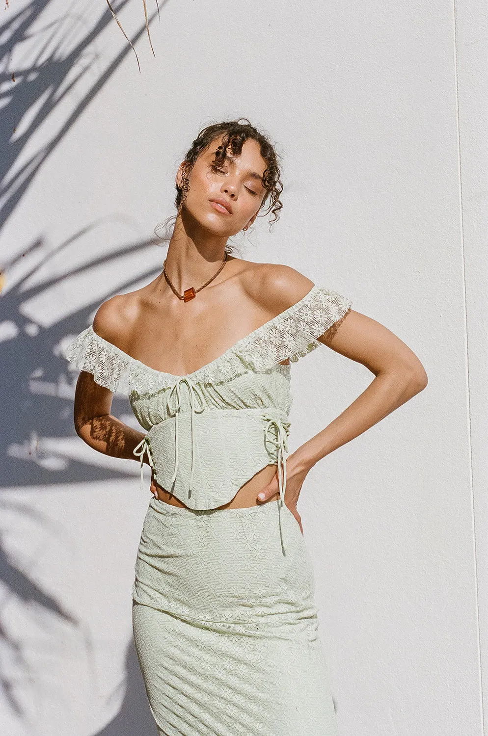 Josa Lace Up Top sold by Sabo Skirt product image thumbnail 2