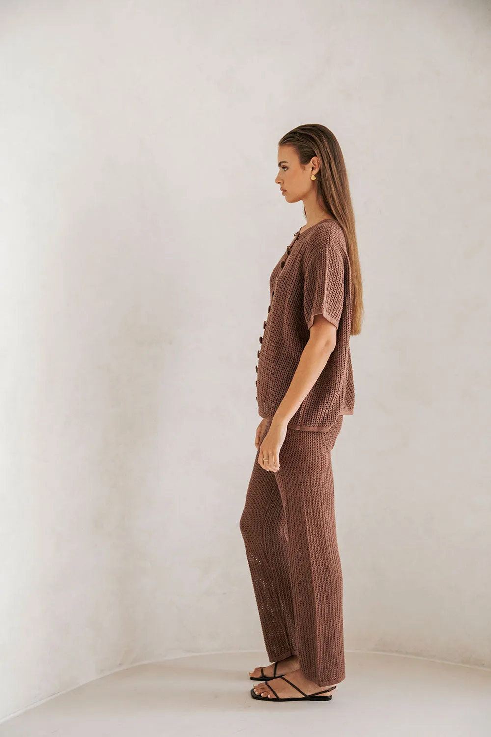 Zayna Top - Chocolate sold by Sabo Skirt product image thumbnail 4