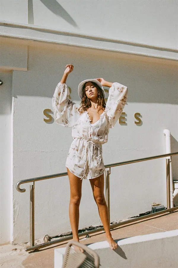 SAMPLE-Norah Playsuit - Floral sold by Sabo Skirt product image thumbnail 4