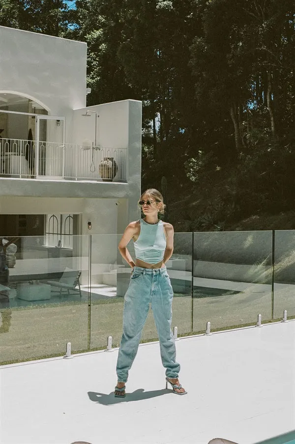 SAMPLE-Kassidy Top - Blue sold by Sabo Skirt product image thumbnail 3