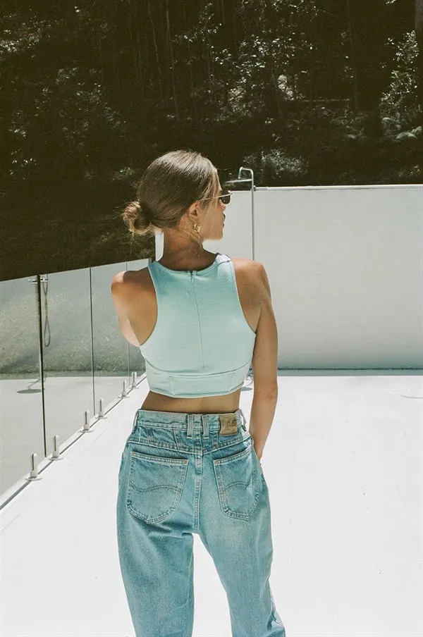 SAMPLE-Kassidy Top - Blue sold by Sabo Skirt product image thumbnail 4