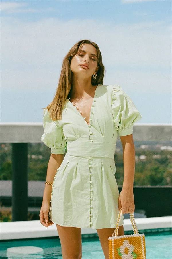 Kori Dress - Green sold by Sabo Skirt