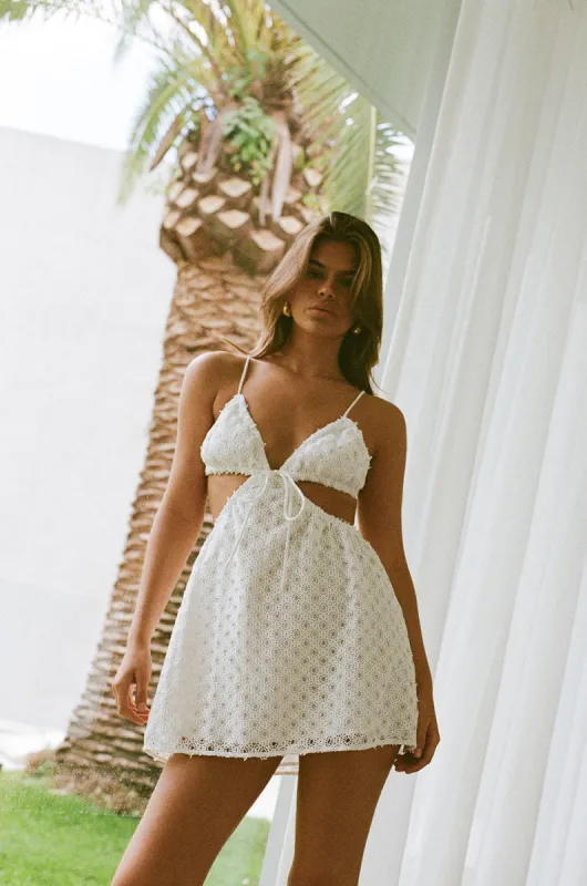Toulouse Mini Dress - Lace sold by Sabo Skirt