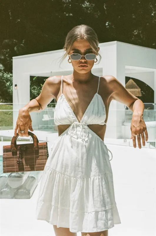 Izabella Dress - White sold by Sabo Skirt