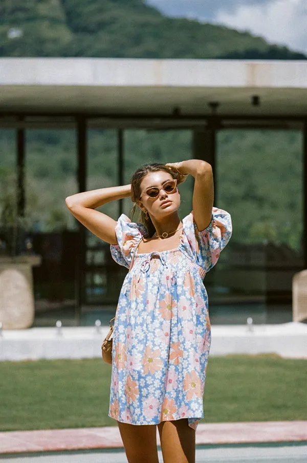 Bambina Dress - Sky Floral sold by Sabo Skirt product image thumbnail 3