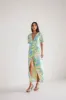 Aquitaine Wrap Dress - Floral Dream sold by Sabo Skirt