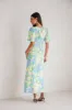Aquitaine Wrap Dress - Floral Dream sold by Sabo Skirt