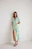 Aquitaine Wrap Dress - Floral Dream sold by Sabo Skirt