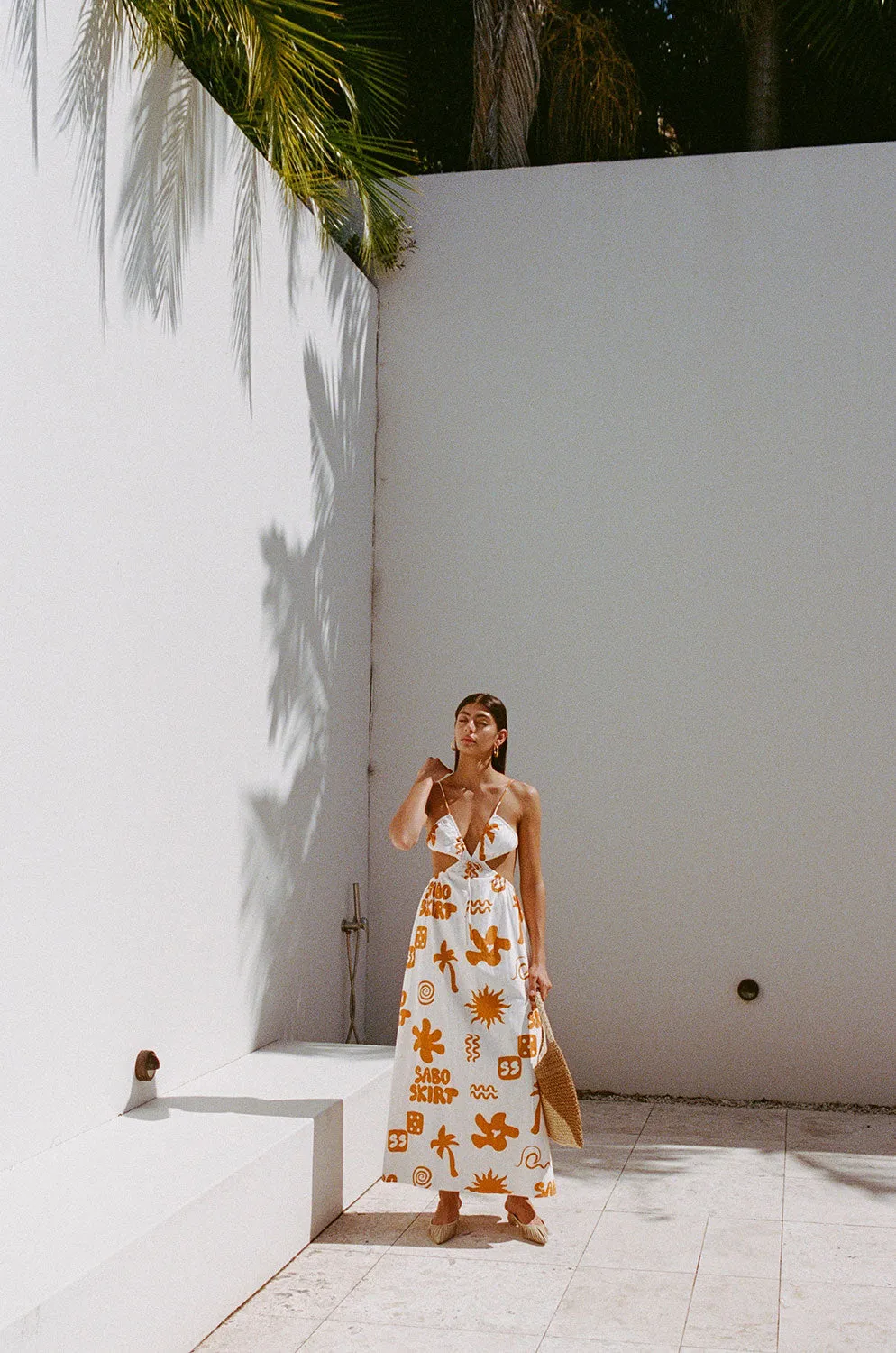 Toulouse Maxi Dress - Objects Cream sold by Sabo Skirt product image thumbnail 2