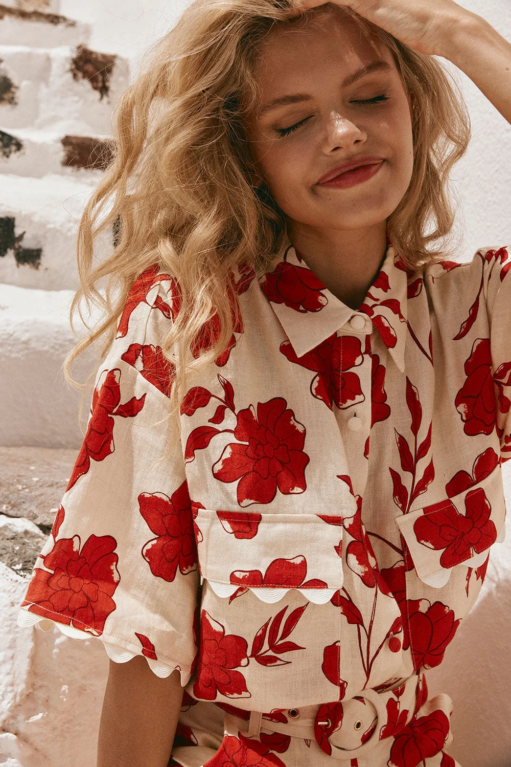 Arlette Top - Blooming sold by Sabo Skirt product image thumbnail 2