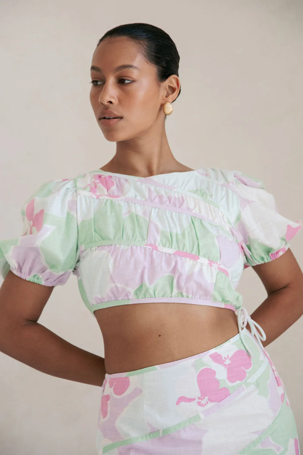 SAMPLE-Elika Top - Misty Floral sold by Sabo Skirt product image thumbnail 5