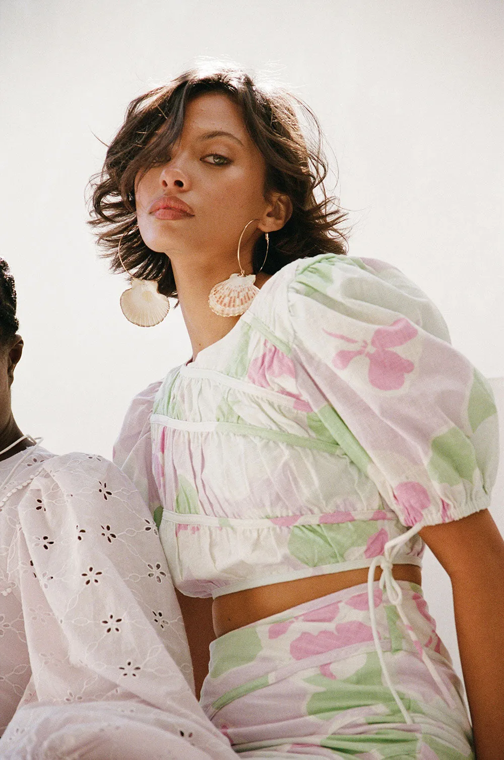 SAMPLE-Elika Top - Misty Floral sold by Sabo Skirt product image thumbnail 3