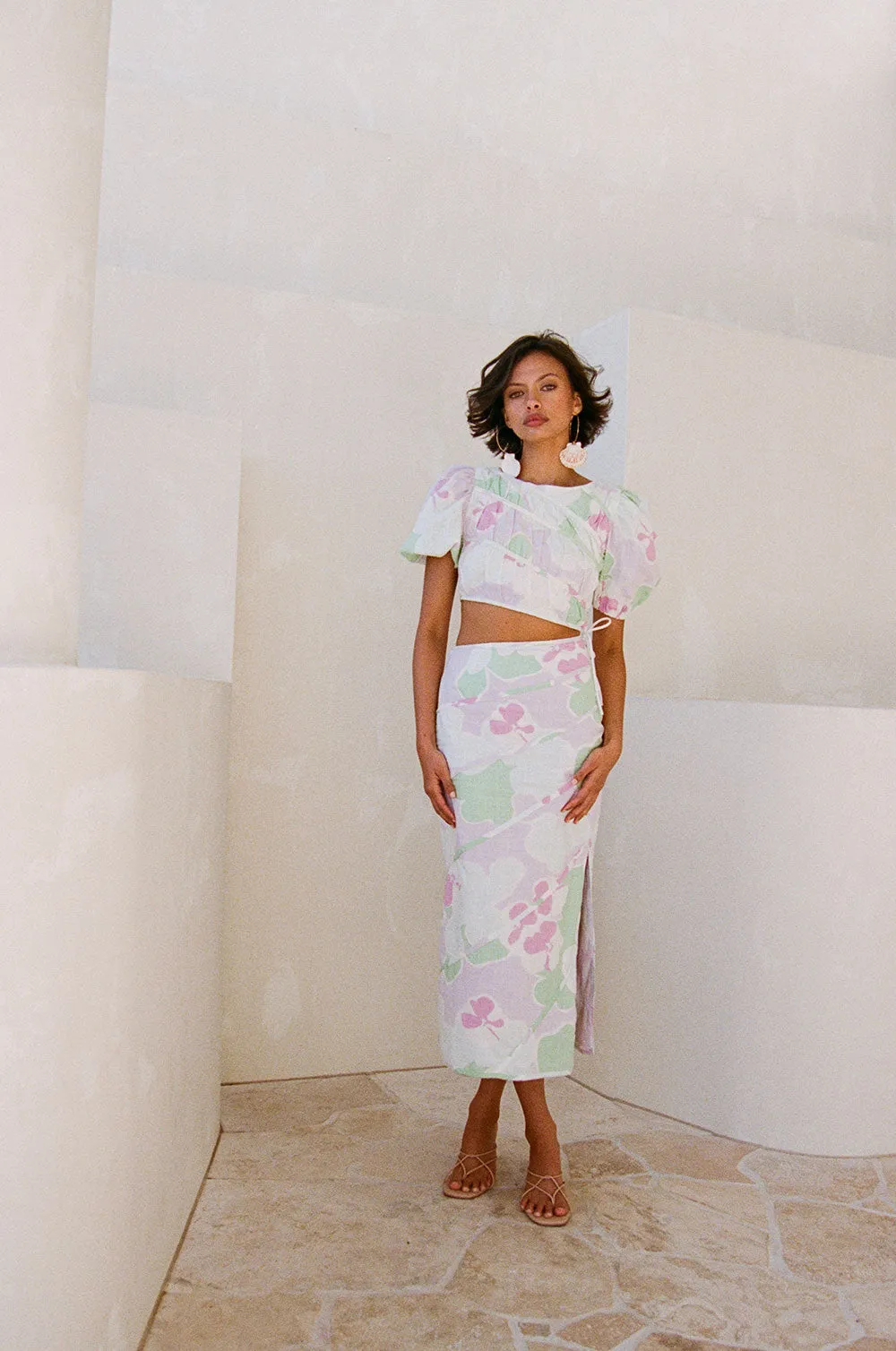 SAMPLE-Elika Top - Misty Floral sold by Sabo Skirt product image thumbnail 4