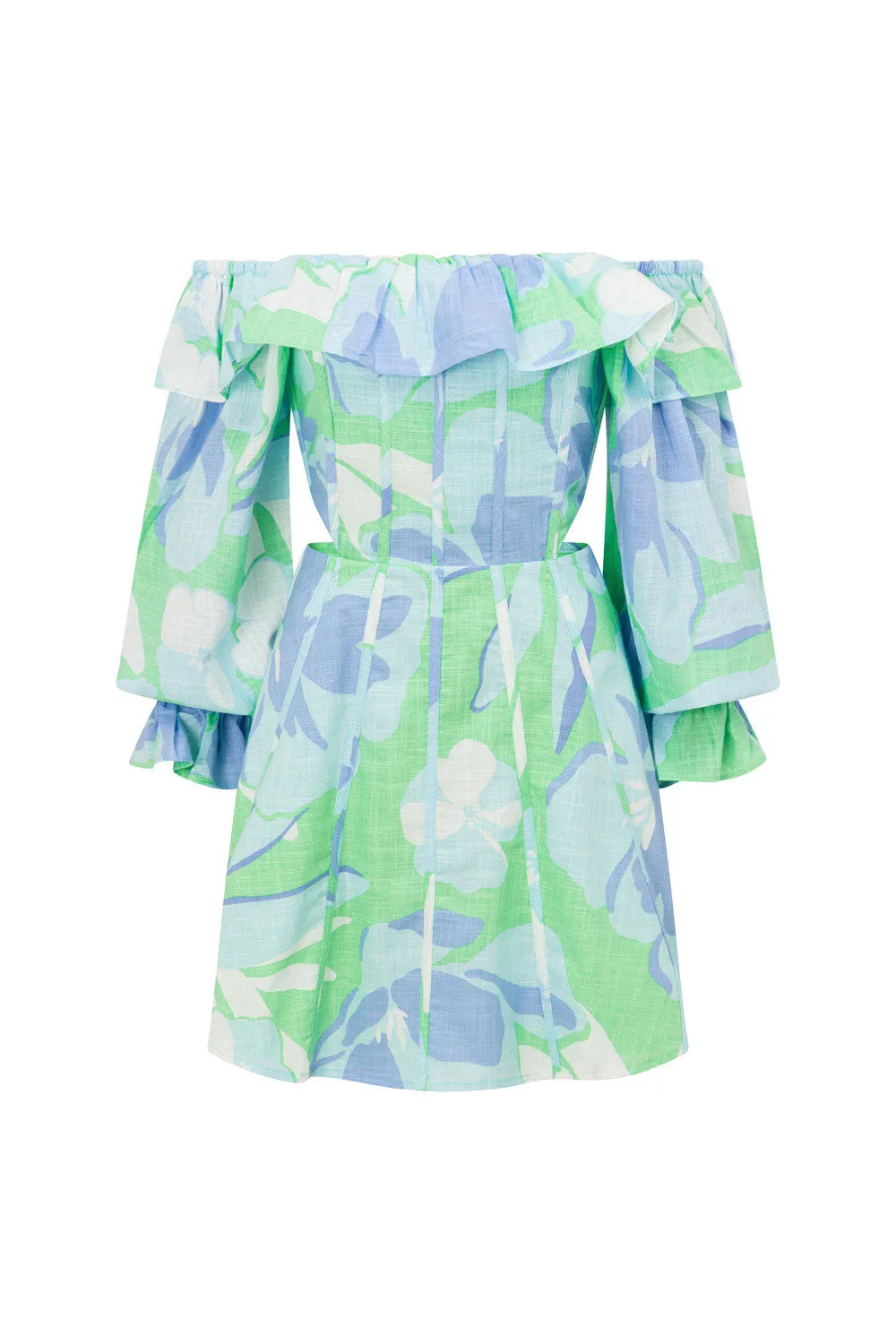 Backless Elisha Dress - Spring Petals sold by Sabo Skirt product image thumbnail 5