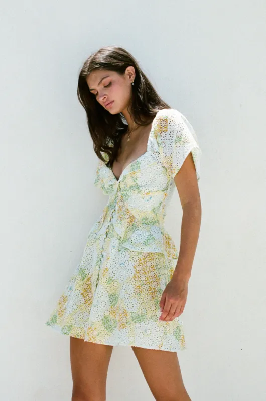 SAMPLE-Karta Frill Dress sold by Sabo Skirt