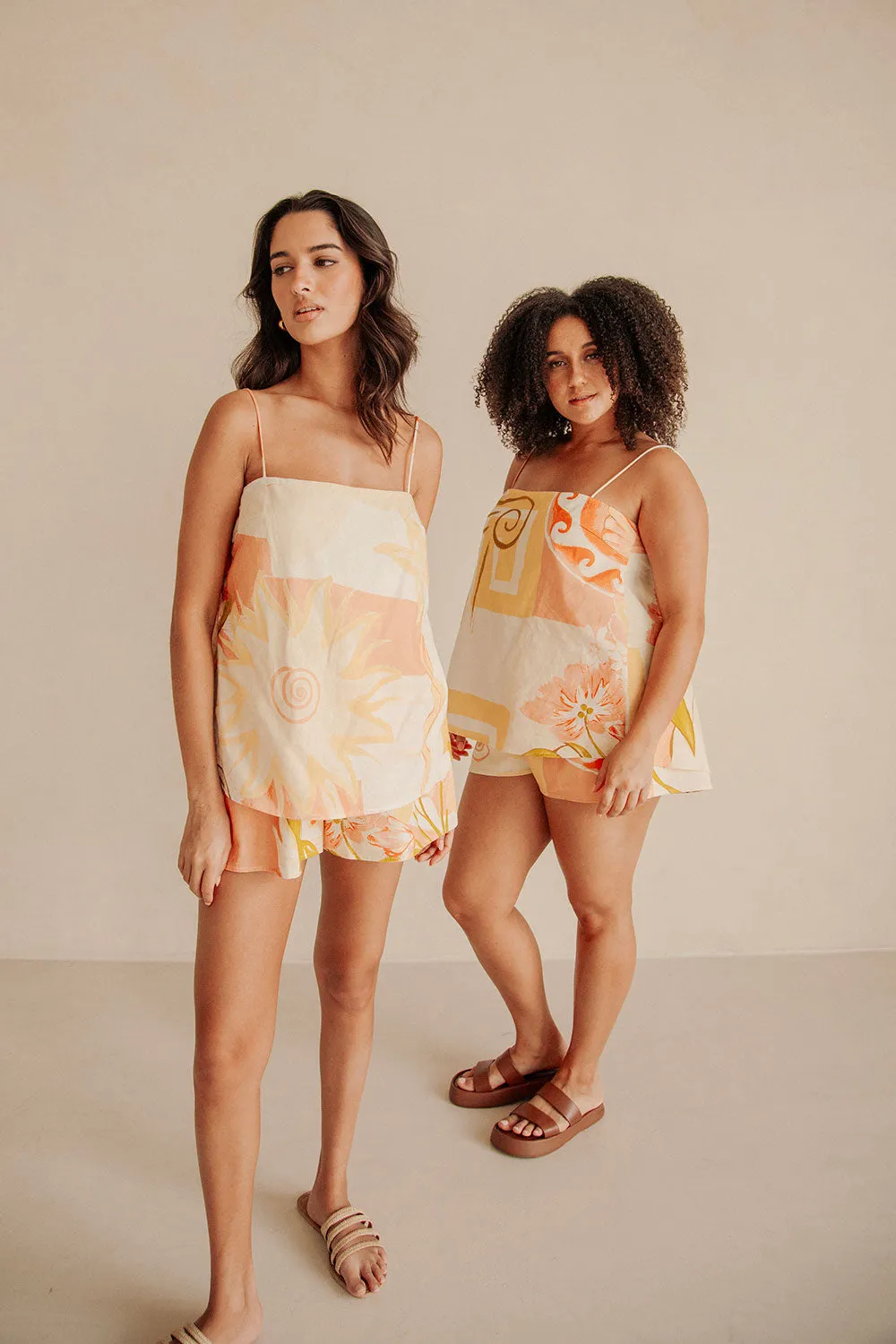 Adiamo Playsuit - Thalassa Rust sold by Sabo Skirt