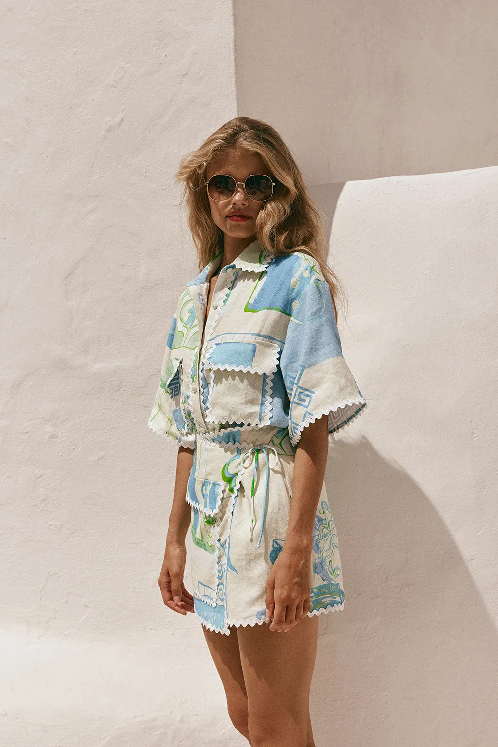 SAMPLE-Diaz Skirt - Theotokos Ocean sold by Sabo Skirt product image thumbnail 5