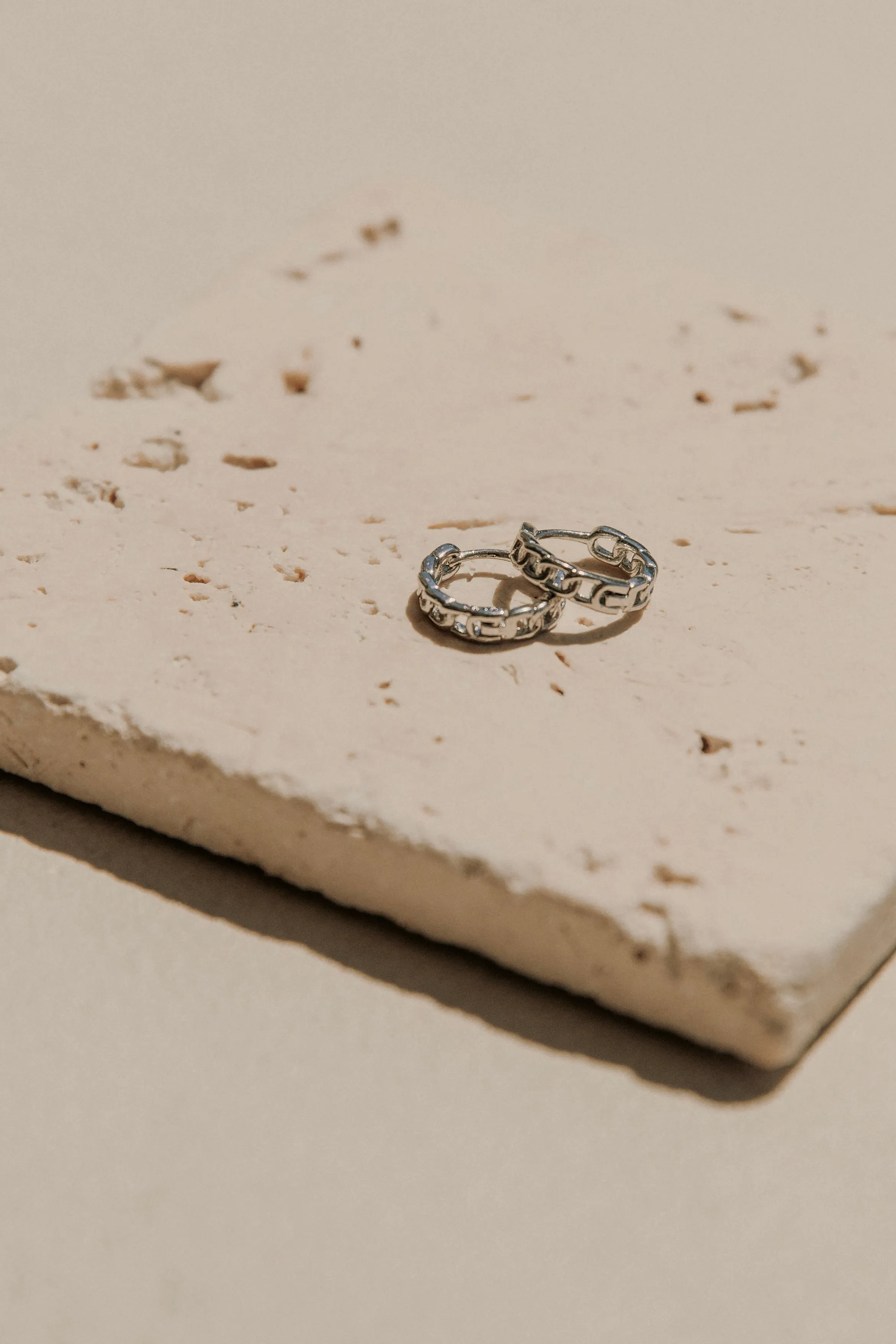 Eve Huggie Earrings - Silver sold by Sabo Skirt product image thumbnail 3