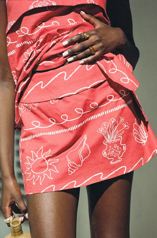 Ria Skirt - Peace sold by Sabo Skirt