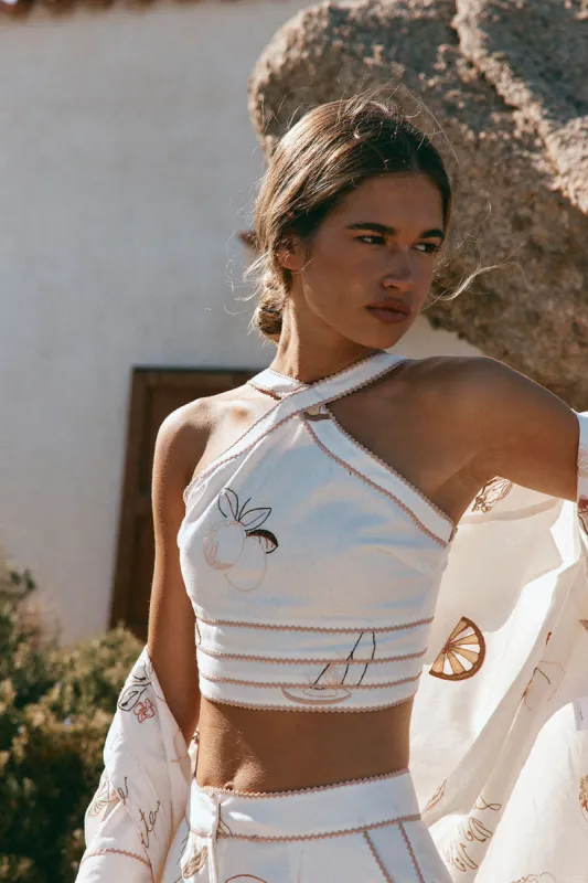 Paradise Cove Top - Serenita made by Sabo Skirt