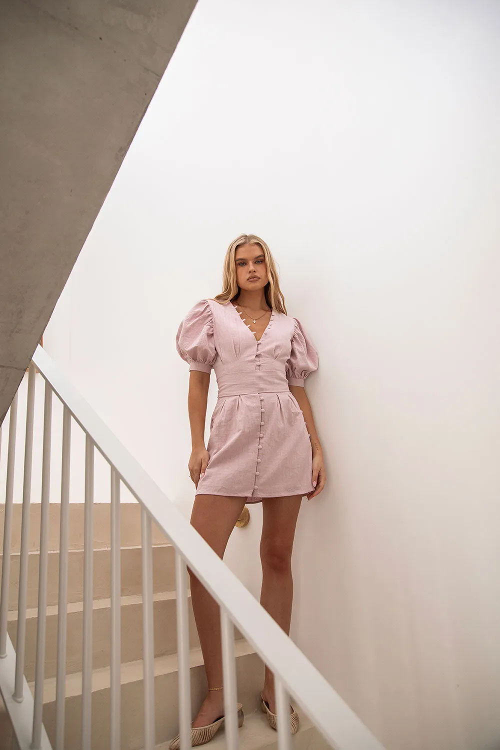 SAMPLE-Kori Dress - Lilac sold by Sabo Skirt product image thumbnail 4