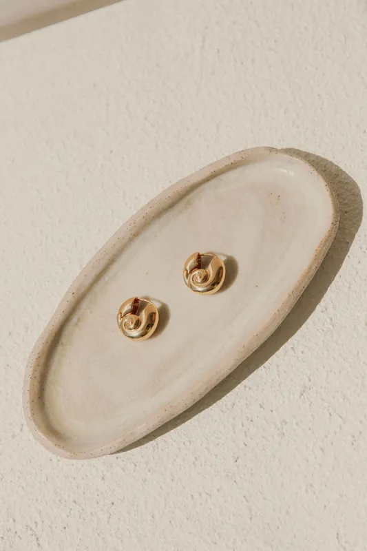 Twirl Shell Earrings sold by Sabo Skirt