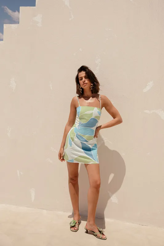 Amira Dress - Magnolia Blue sold by Sabo Skirt