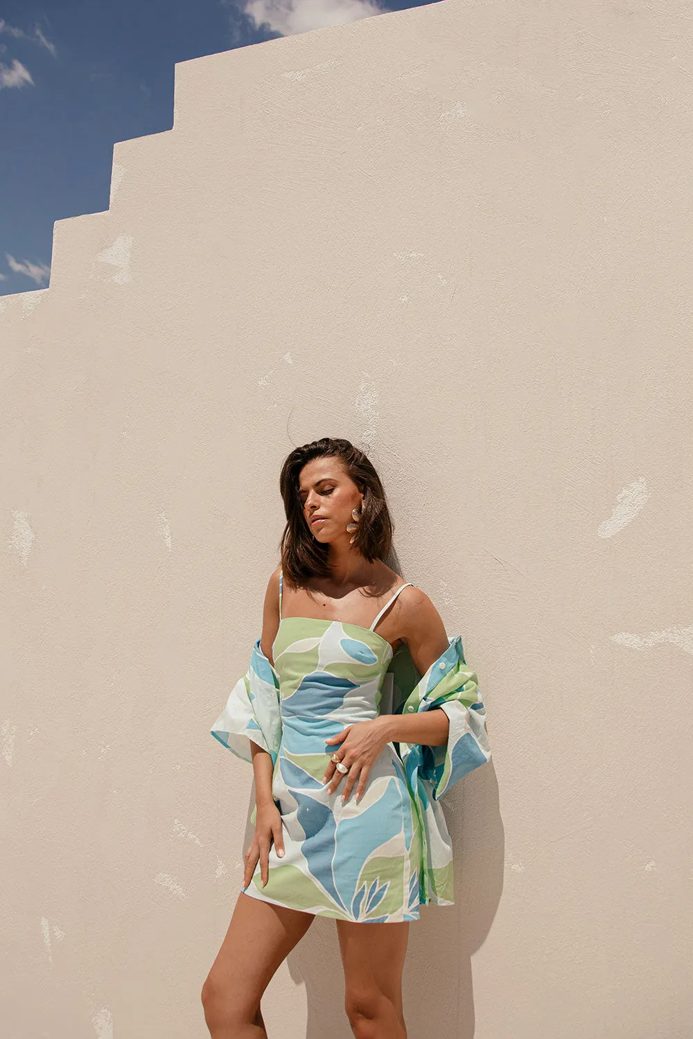 Amira Dress - Magnolia Blue sold by Sabo Skirt product image thumbnail 4