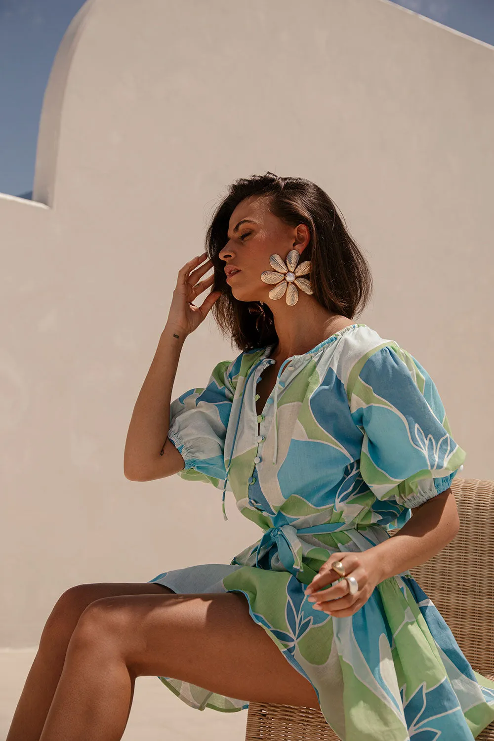 Tenaya Dress - Magnolia Blue sold by Sabo Skirt product image thumbnail 3