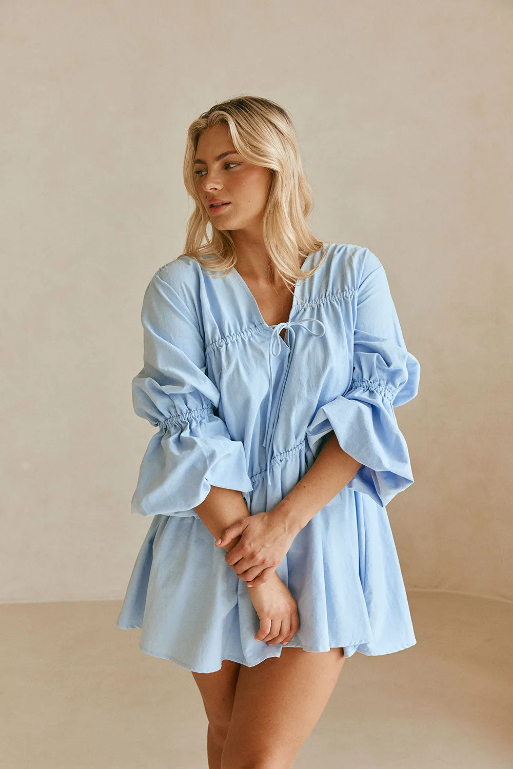 Ava Dress - Blue sold by Sabo Skirt product image thumbnail 5