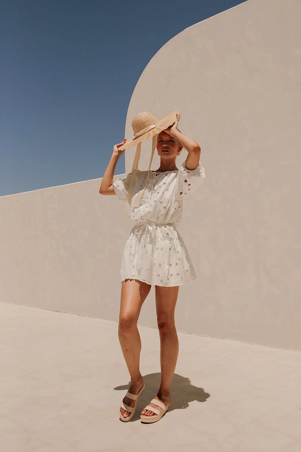 SAMPLE-Jayde Dress - Cutwork sold by Sabo Skirt product image thumbnail 3