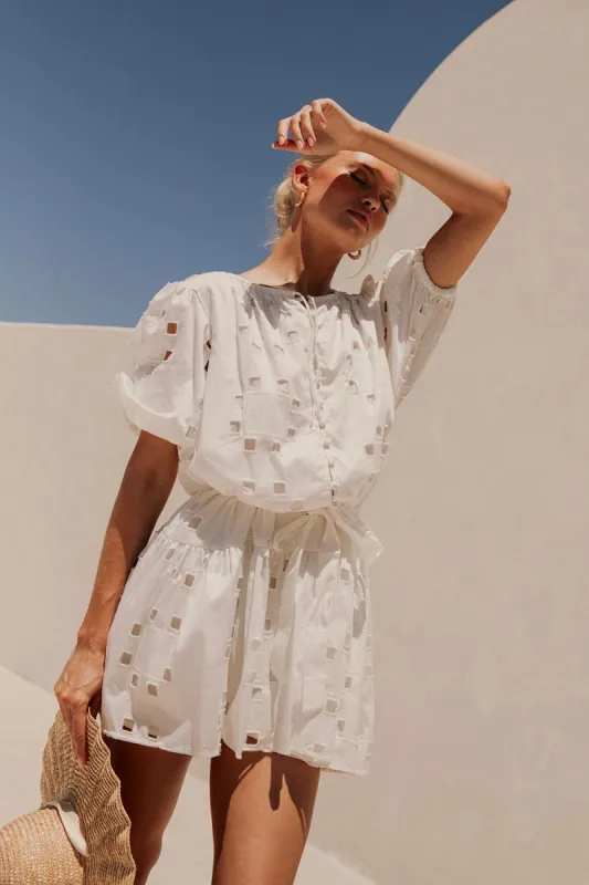 SAMPLE-Jayde Dress - Cutwork sold by Sabo Skirt