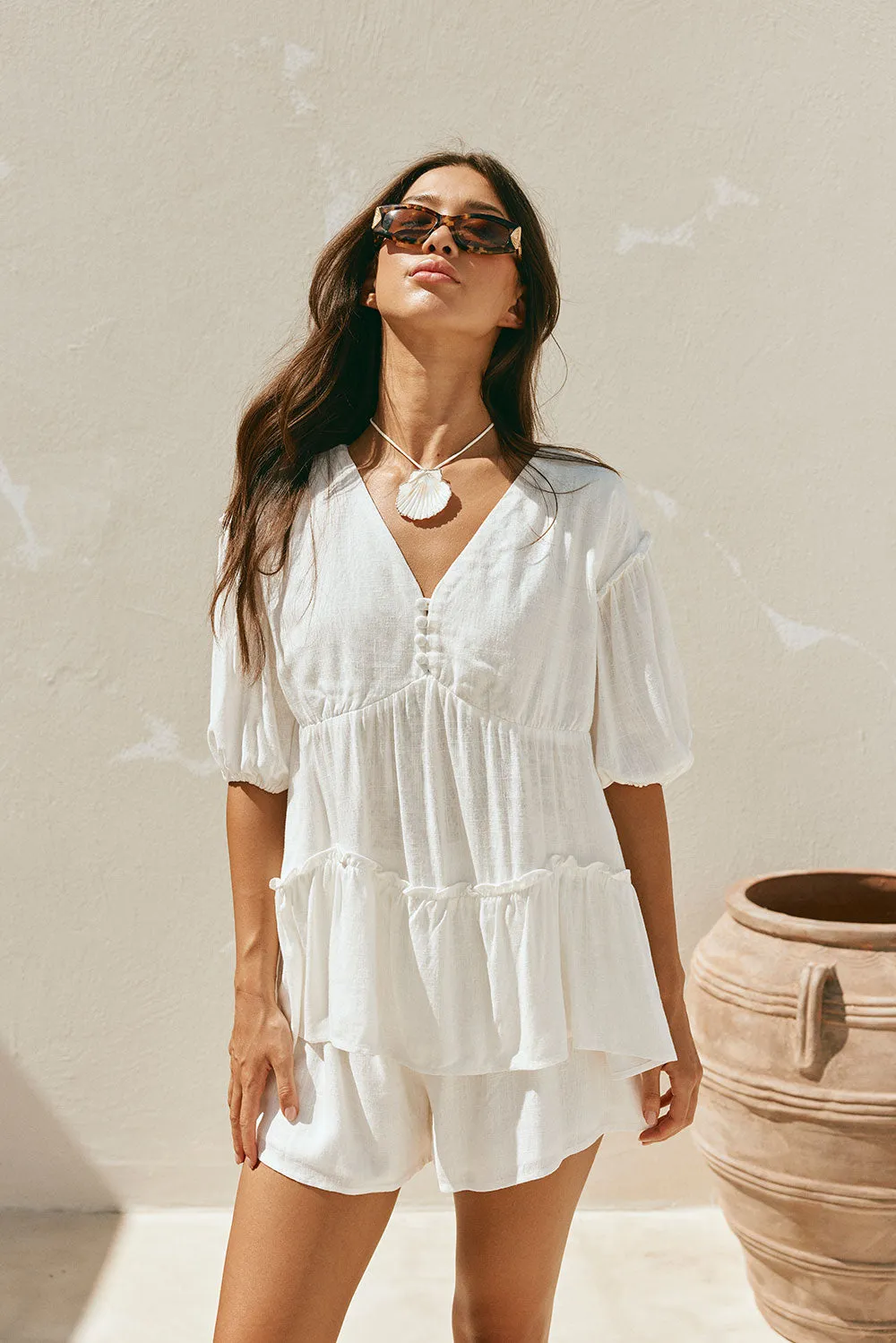 Lyon Top - White sold by Sabo Skirt product image thumbnail 3